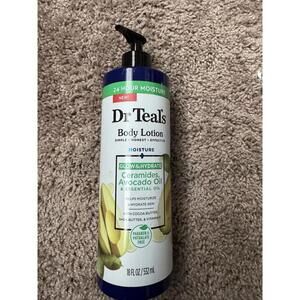 (2-Pk) DR TEAL'S Ceramide Avocado Oil GLOW HYDRATE BODY LOTION Cocoa Shea Butter